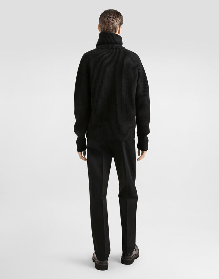 Dolce & Gabbana 棉质精裁长裤 黑 GP0K3TFUFL3