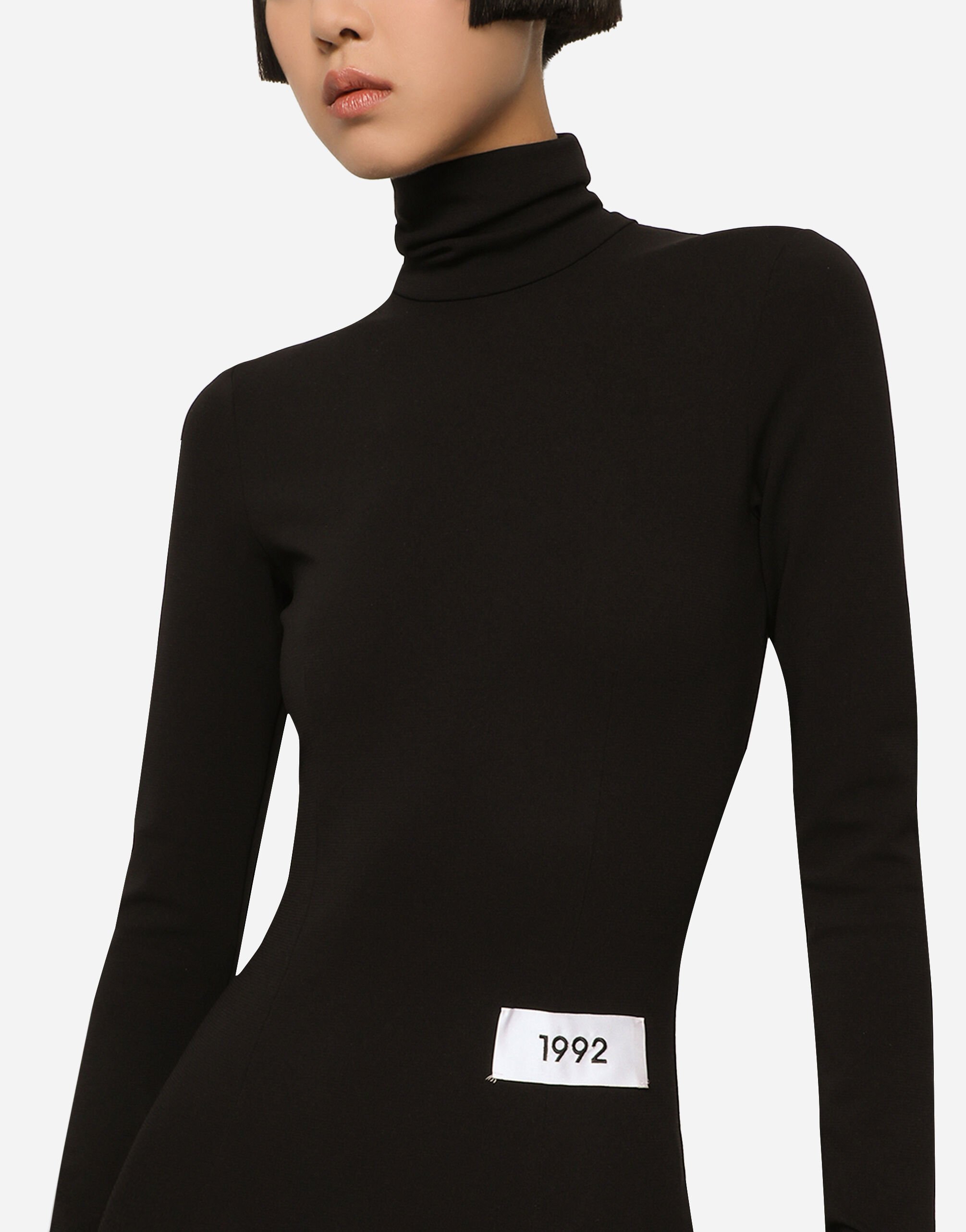 KIM DOLCE&GABBANA Stretch jersey Milano rib jumpsuit in