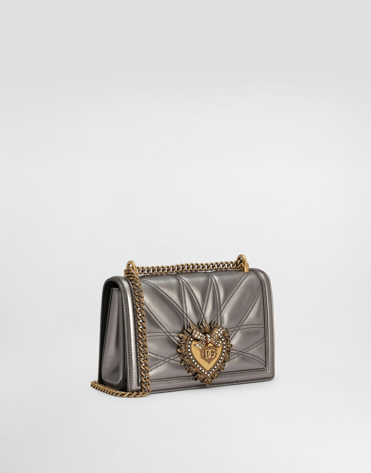 Dolce & Gabbana Medium Devotion shoulder bag Silver BB7158AD776
