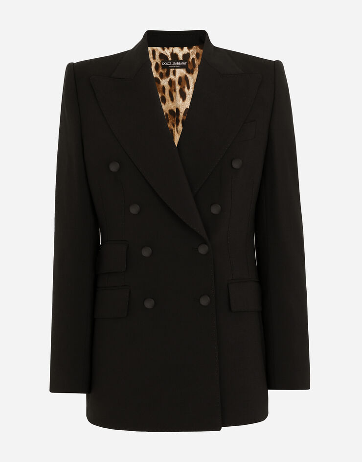 Dolce & Gabbana ダブルブレストジャケット バージンウール ブラック F29DPTFUBAJ