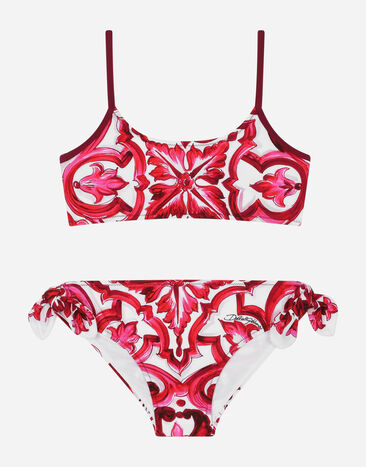 Dolce & Gabbana Majolica-print bikini Print L5J852ON00X