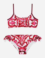 Dolce & Gabbana Majolica-print bikini Multicolor L5J831FSG3I