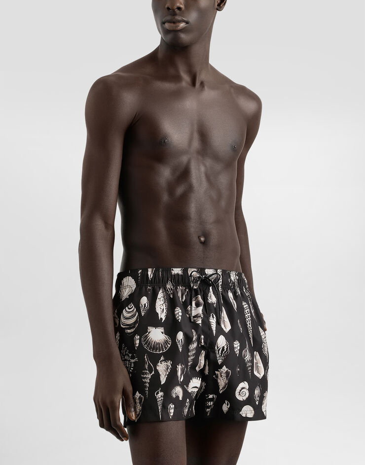 Dolce & Gabbana Shell-print short swim boxer shorts Multicolor M4F34TFIM62