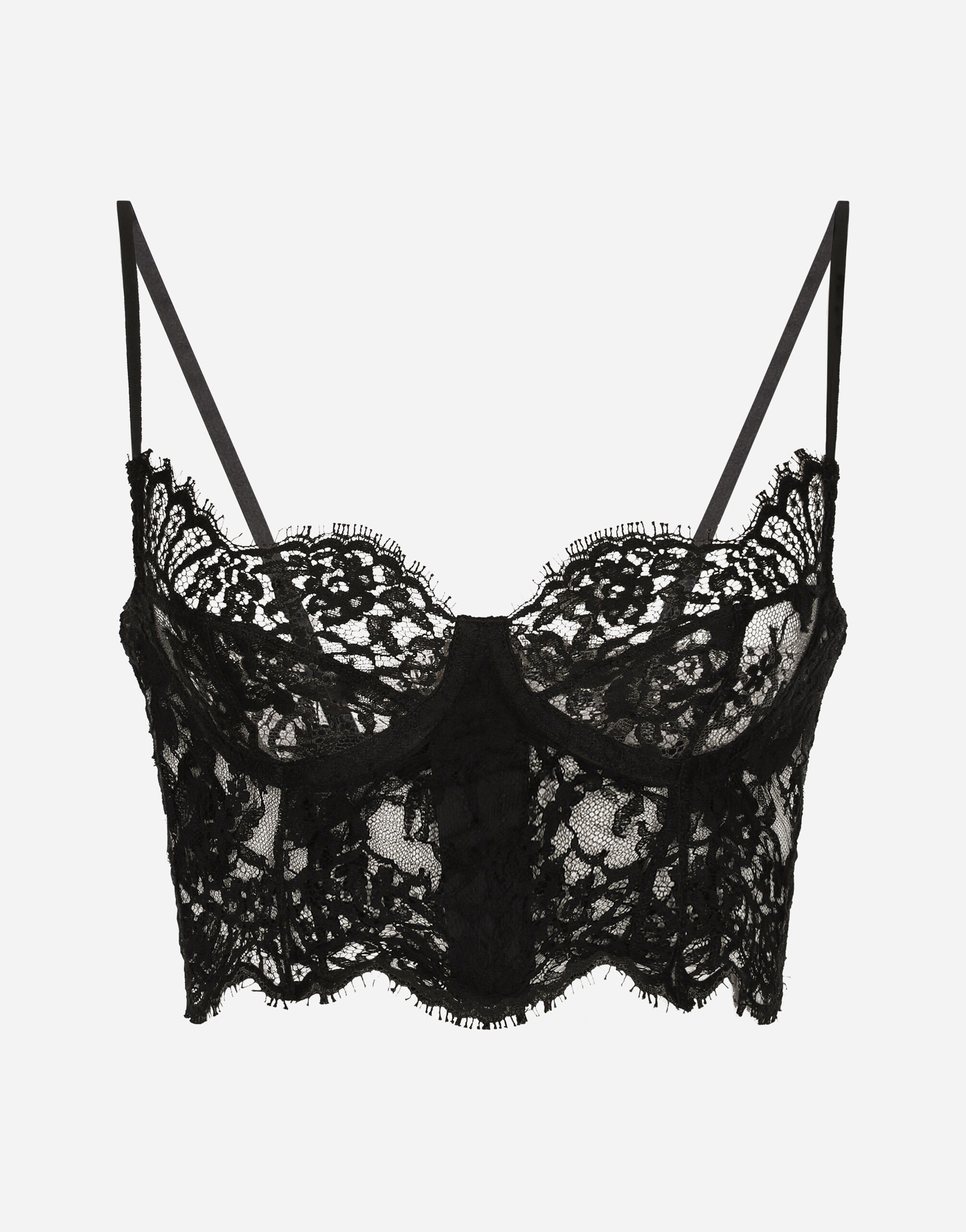 Dolce & Gabbana Lace balconette bralette Black BB6003A1001