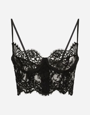 Dolce & Gabbana Lace balconette bralette Black BI3149A1037