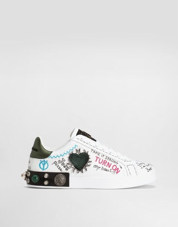 Dolce & Gabbana Portofino calfskin sneakers Multicolor CS1759AH029
