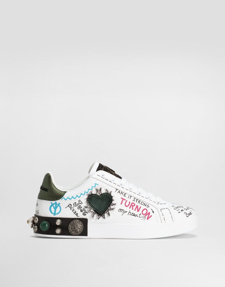 Dolce & Gabbana Portofino calfskin sneakers Multicolor CS1759AH029