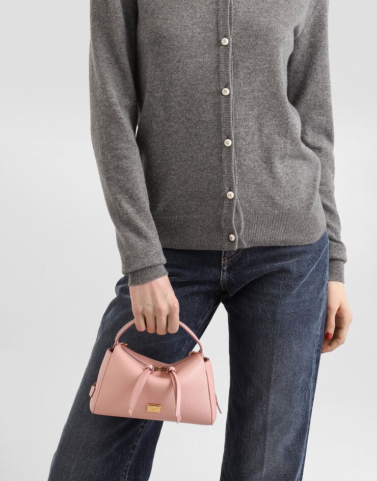 Dolce & Gabbana Mini Vittoria handbag in calfskin Dolce & Gabbana Mini Vittoria handbag in calfskin Pink BB7889A0841