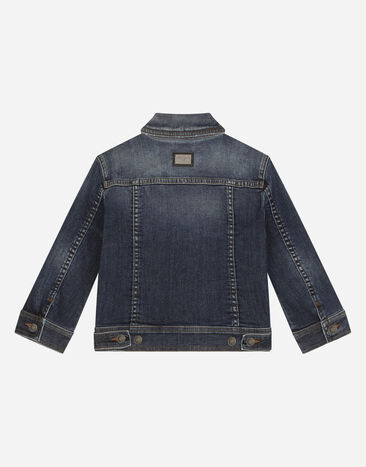Dolce & Gabbana Blue wash stretch denim jacket Blue L41B95LDB06