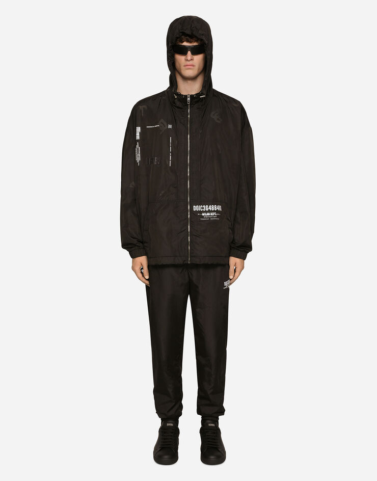 Dolce & Gabbana ジャケット テクニカルファブリック DGVIB3プリント ブラック G9ZV4TGH398