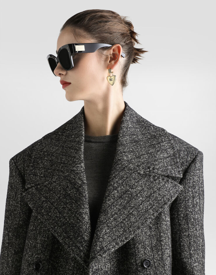 Dolce & Gabbana Oversized striped wool jacket Multicolor F27FXTFRZAN