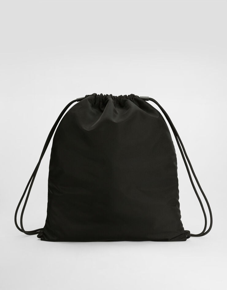 Dolce & Gabbana Nylon backpack with printed logo Multicolor EM0050AZ589