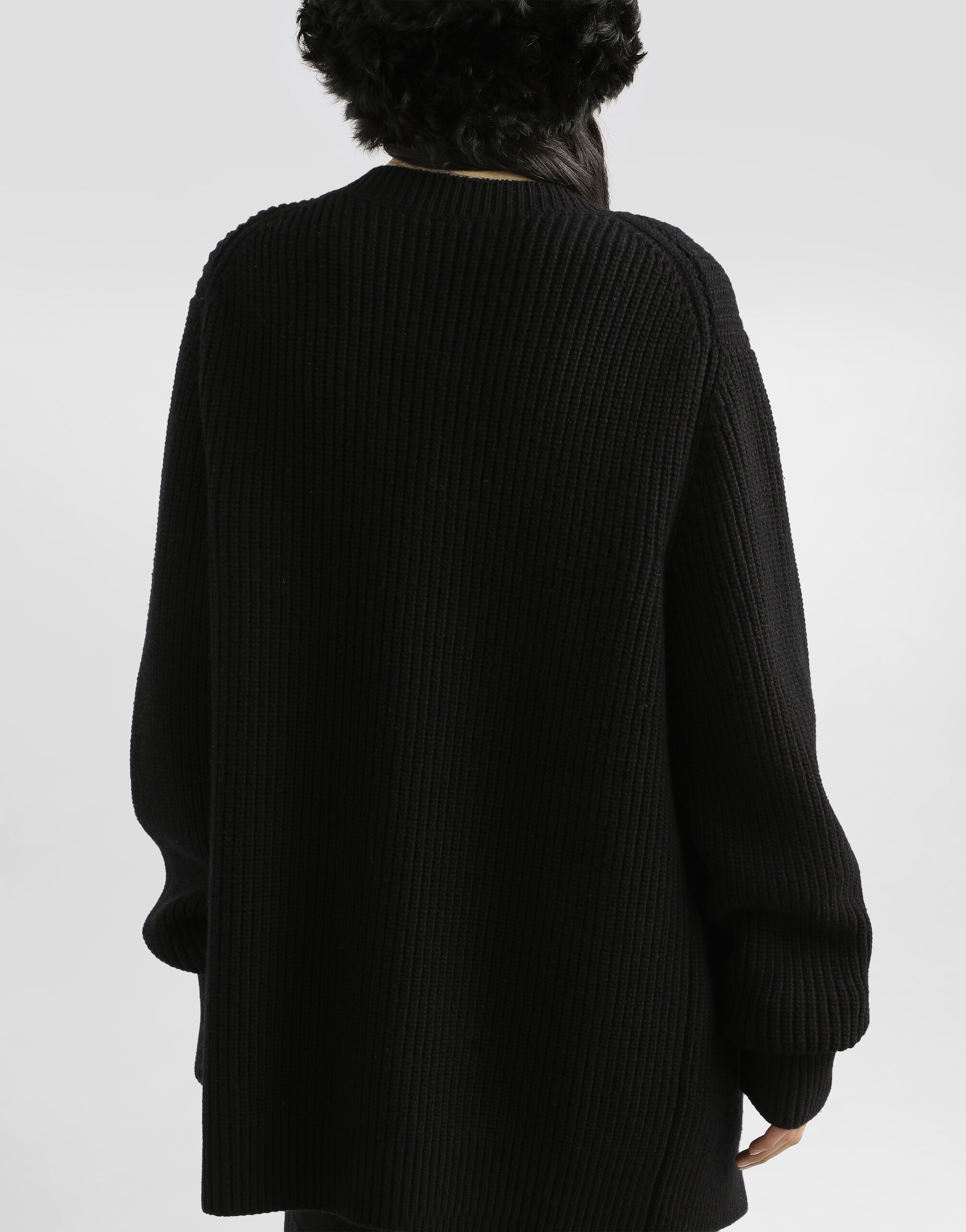 Blackのウィメンズ Virginwool cardigan | Dolce&Gabbana®