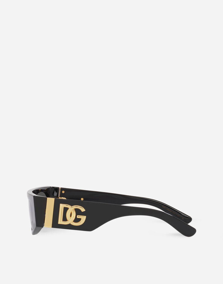 Dolce & Gabbana DG 크로스 선글라스 블랙 VG4411VP187