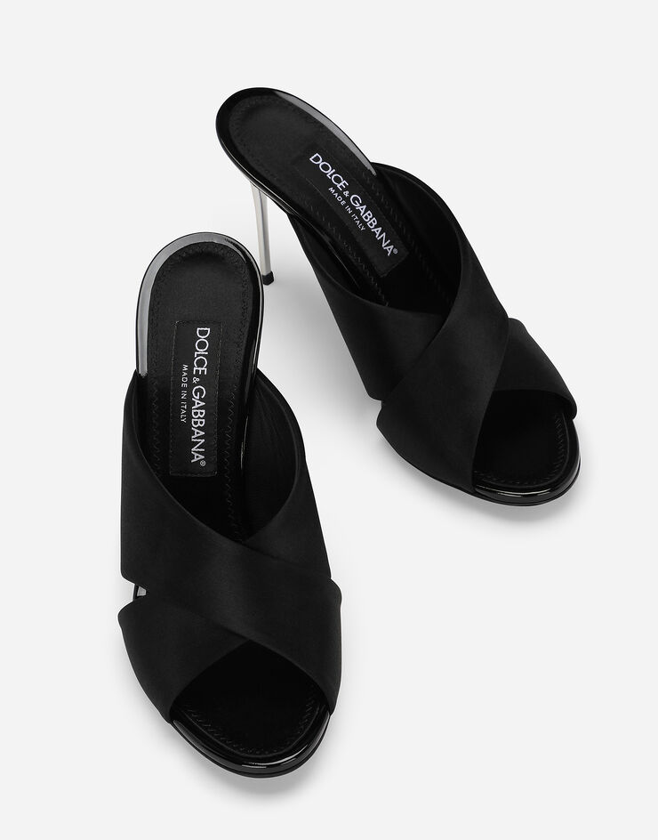 Dolce & Gabbana Satin mules Black CR1738AV799