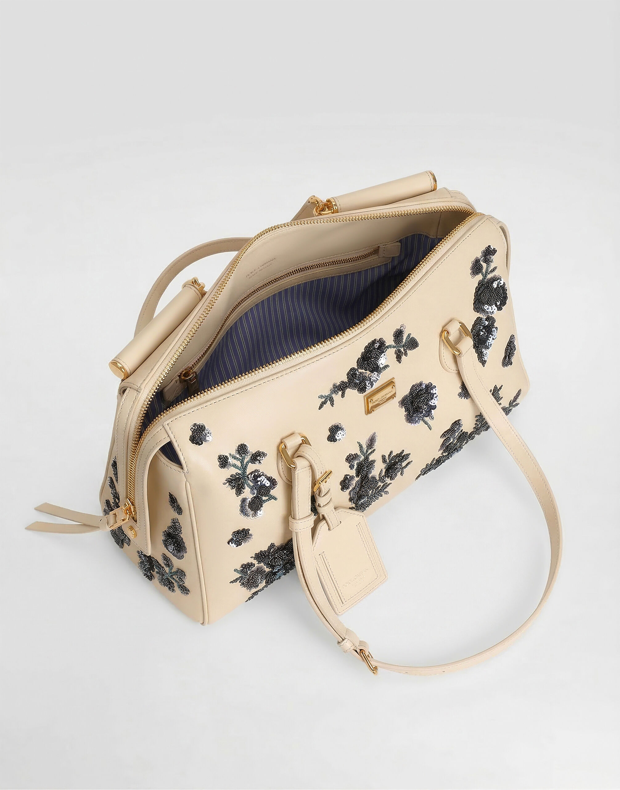 Medium Vittoria handbag with embroidery in Multicolor for Women