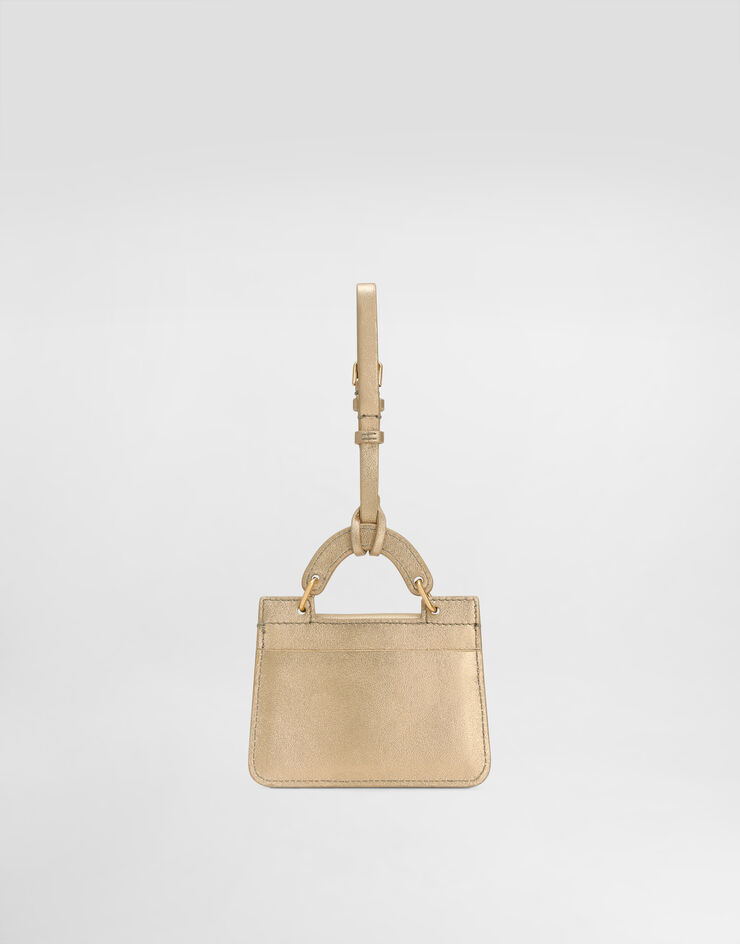 Dolce & Gabbana Laminated calfskin card holder Dolce & Gabbana Laminated calfskin card holder Gold BI3401AZ648