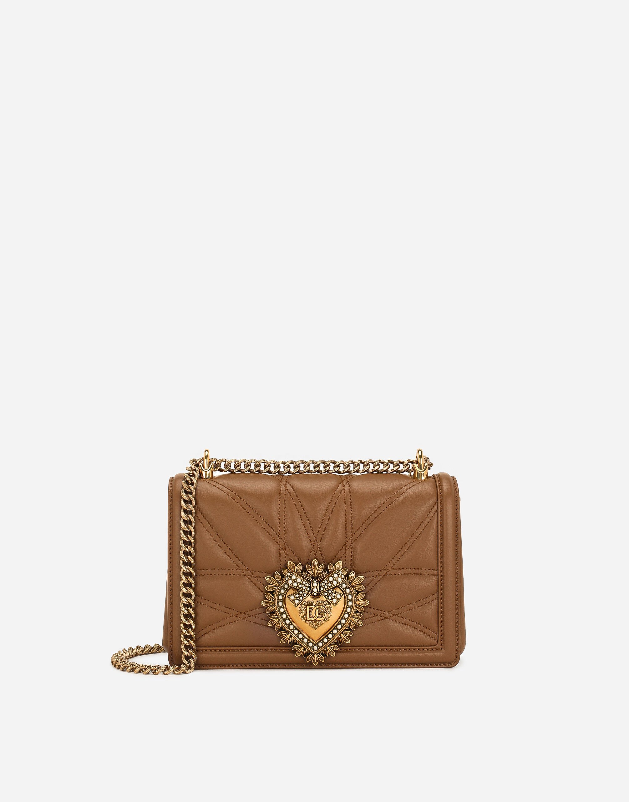 Dolce & Gabbana Medium Devotion shoulder bag Gold BB6711A1016