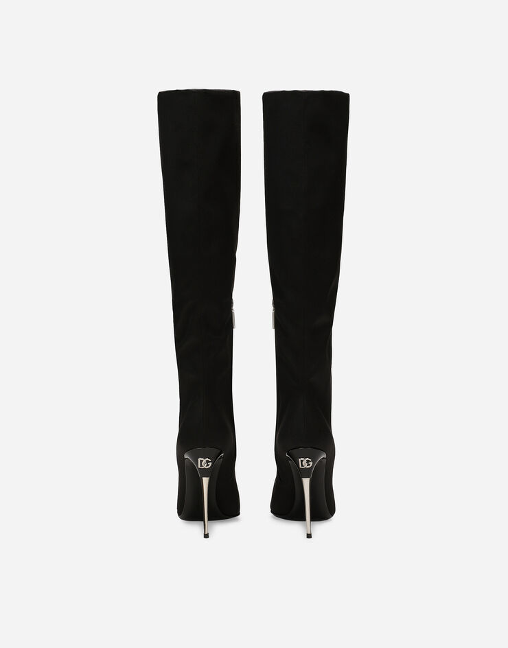 Dolce & Gabbana Bottes en satin Noir CU1126A7630