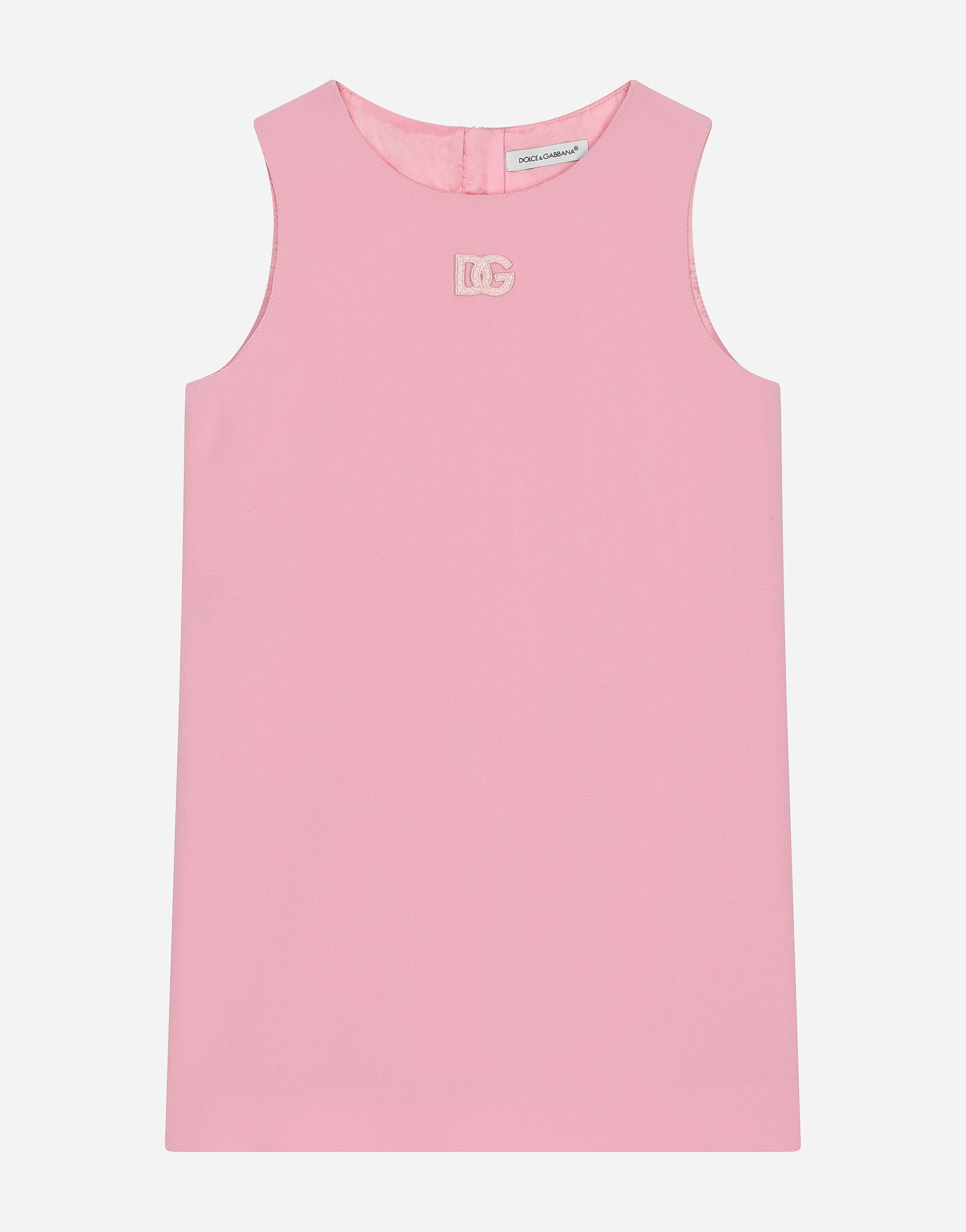 Dolce & Gabbana Cady A-line minidress Pink D11229A1328