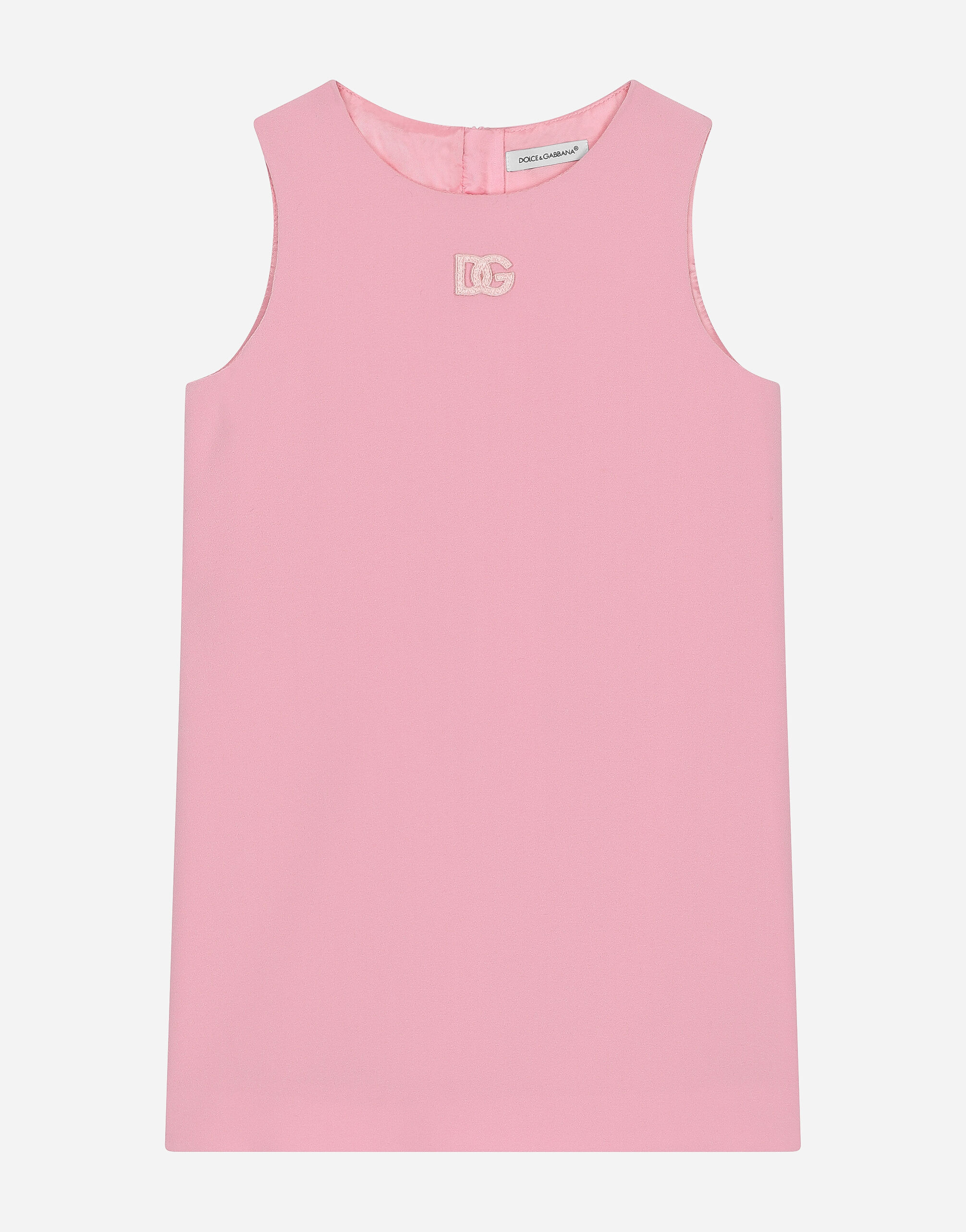 Dolce & Gabbana Cady A-line minidress Pink L5JD8OG7M4U