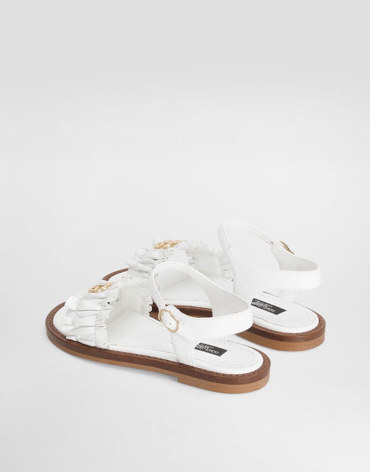Dolce & Gabbana Nappa leather sandals Dolce & Gabbana Nappa leather sandals White D11372A1850