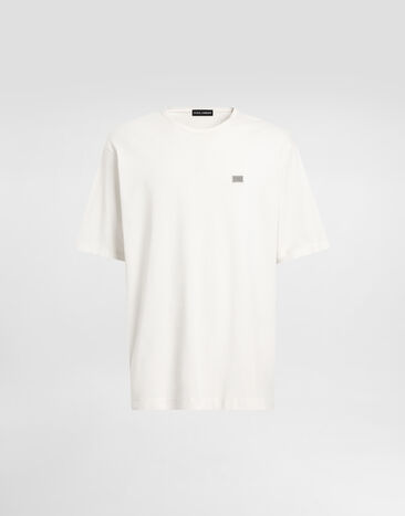 Dolce & Gabbana Cotton T-shirt with tag Black G8SR8TG7O8E
