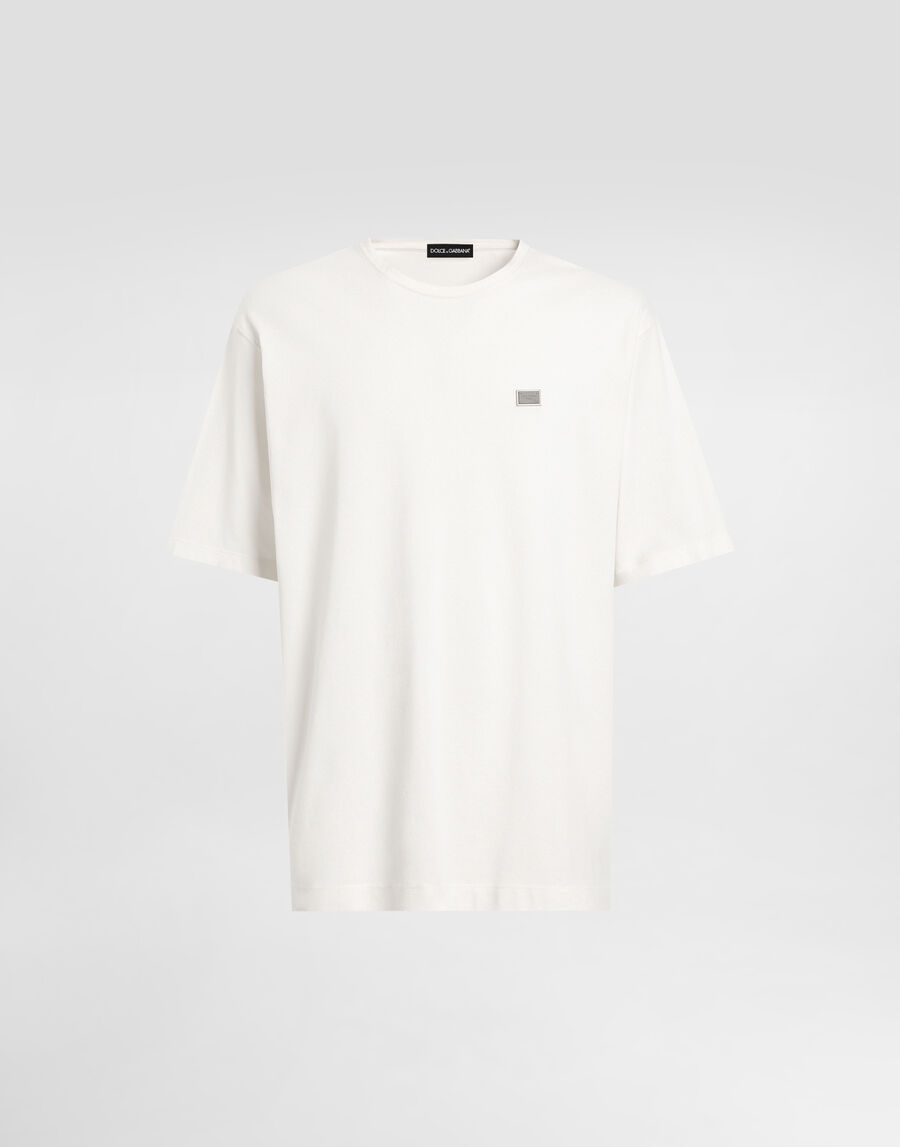 Cotton T-shirt with tag