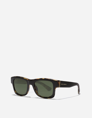 Dolce & Gabbana Lusso Sartoriale Sunglasses Black on yellow havana VG4515VP471