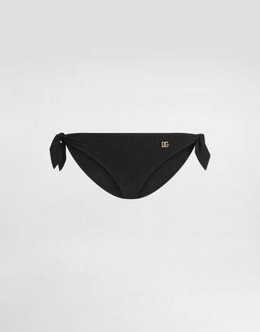 Dolce & Gabbana Tie bikini bottoms Black O2A06JONO12