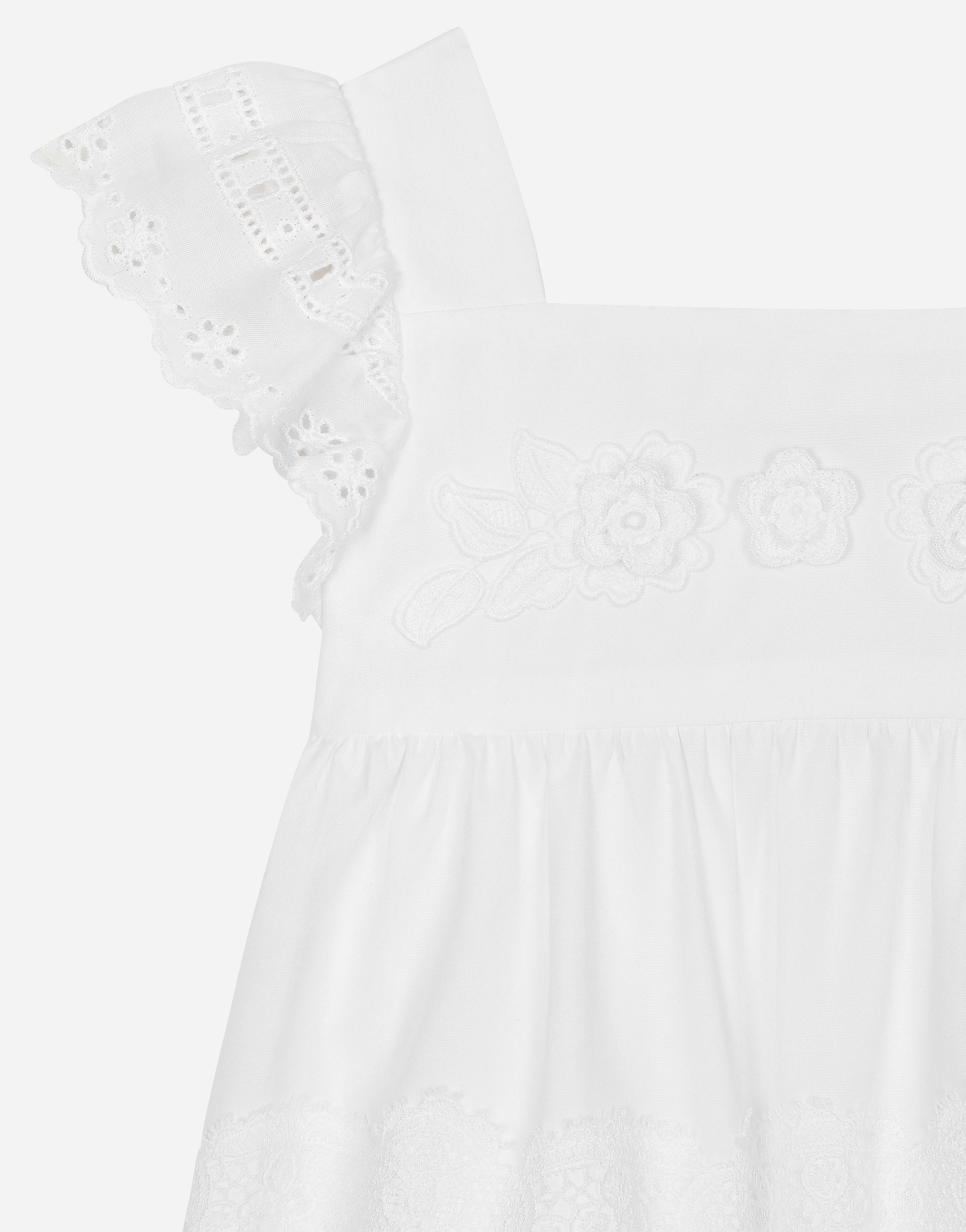 PLAYSUIT COTTON WITH LACE DETAILING