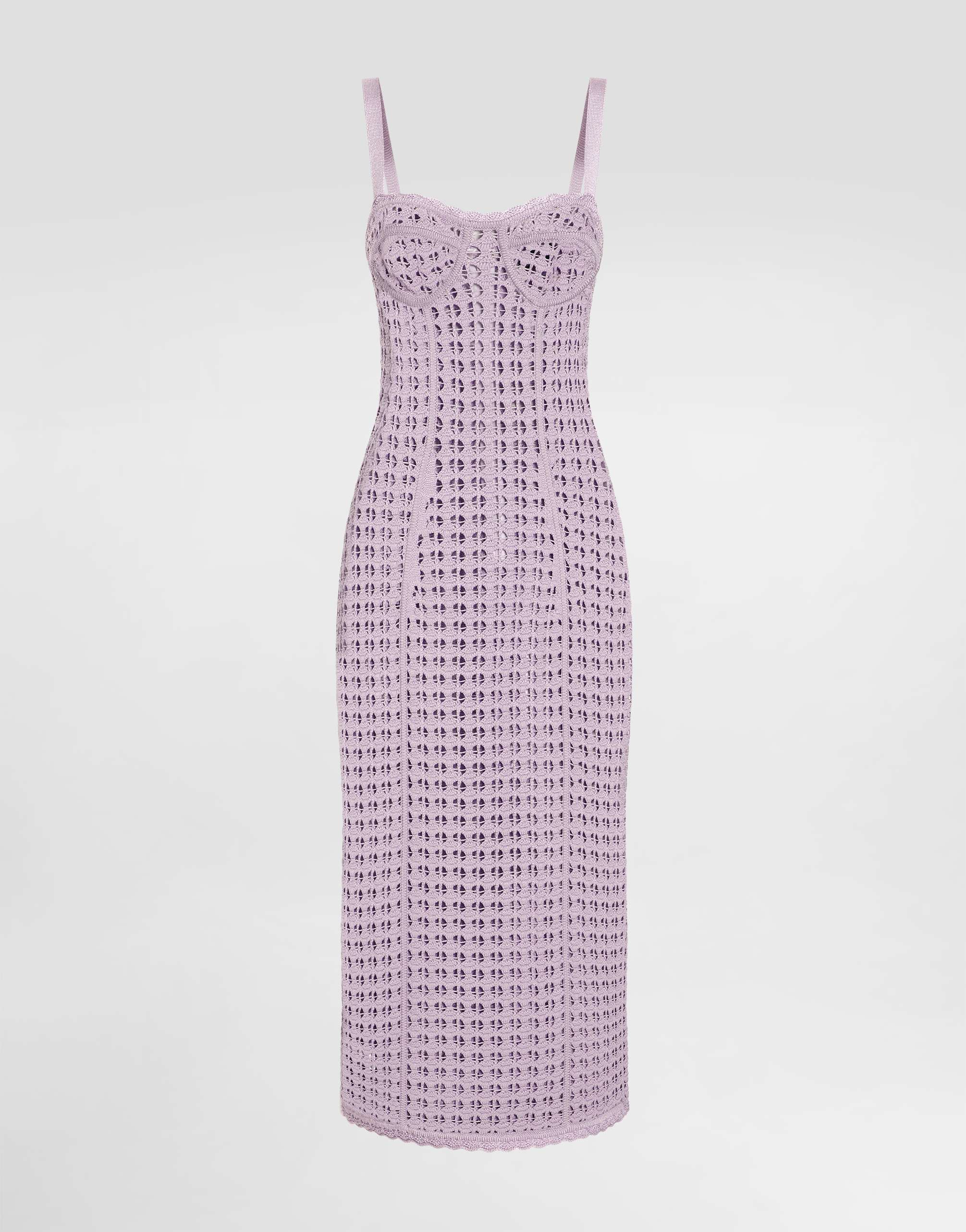 Crochet bustier dress