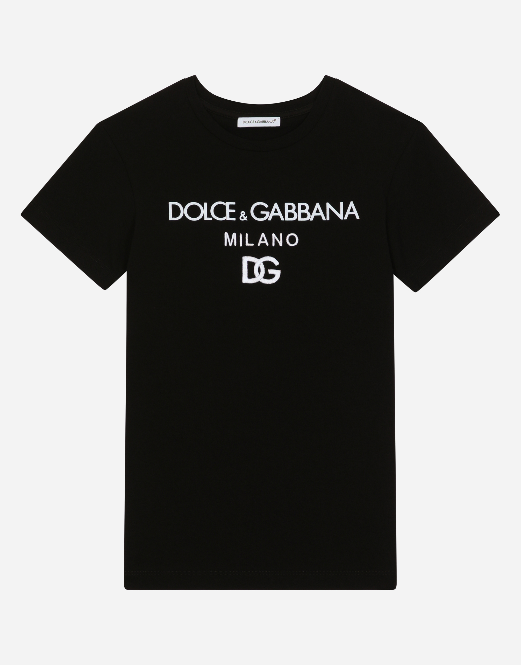 Dolce & Gabbana DGVIB3 プリント ドレス ワンピース ブラック Dolce & Gabbana DGプリント ドレス | ブラック | FARFETCH JP