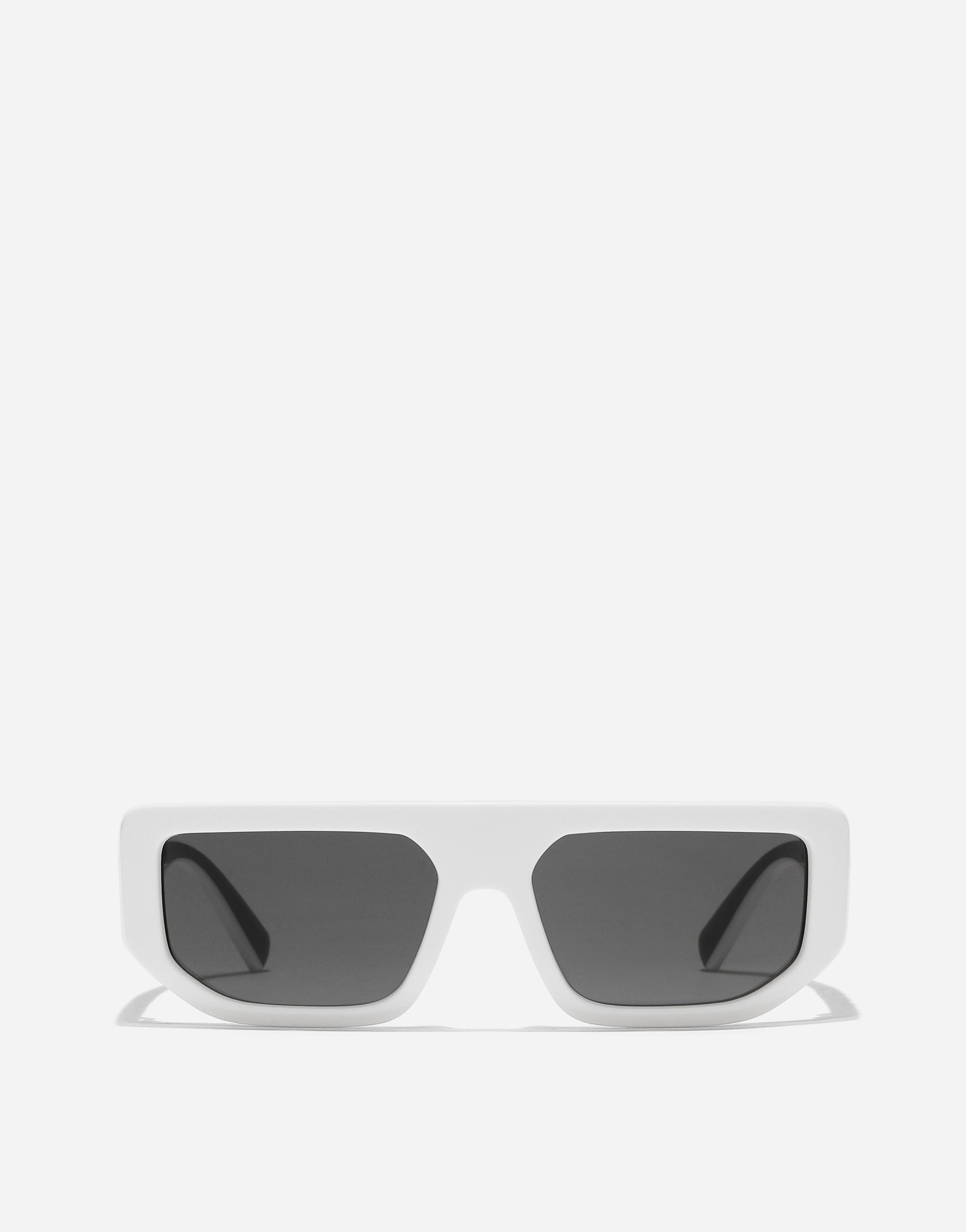 Dolce & Gabbana Dg Logo Sunglasses In White