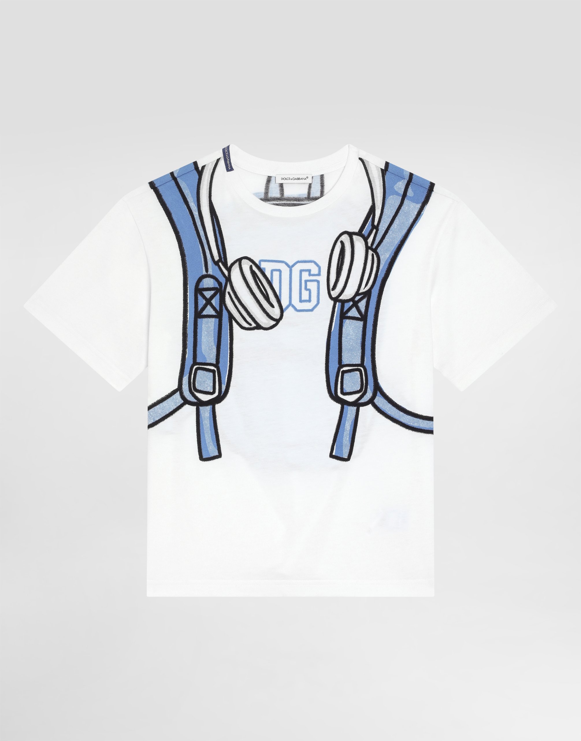 Jerseyt-shirt with backpack print