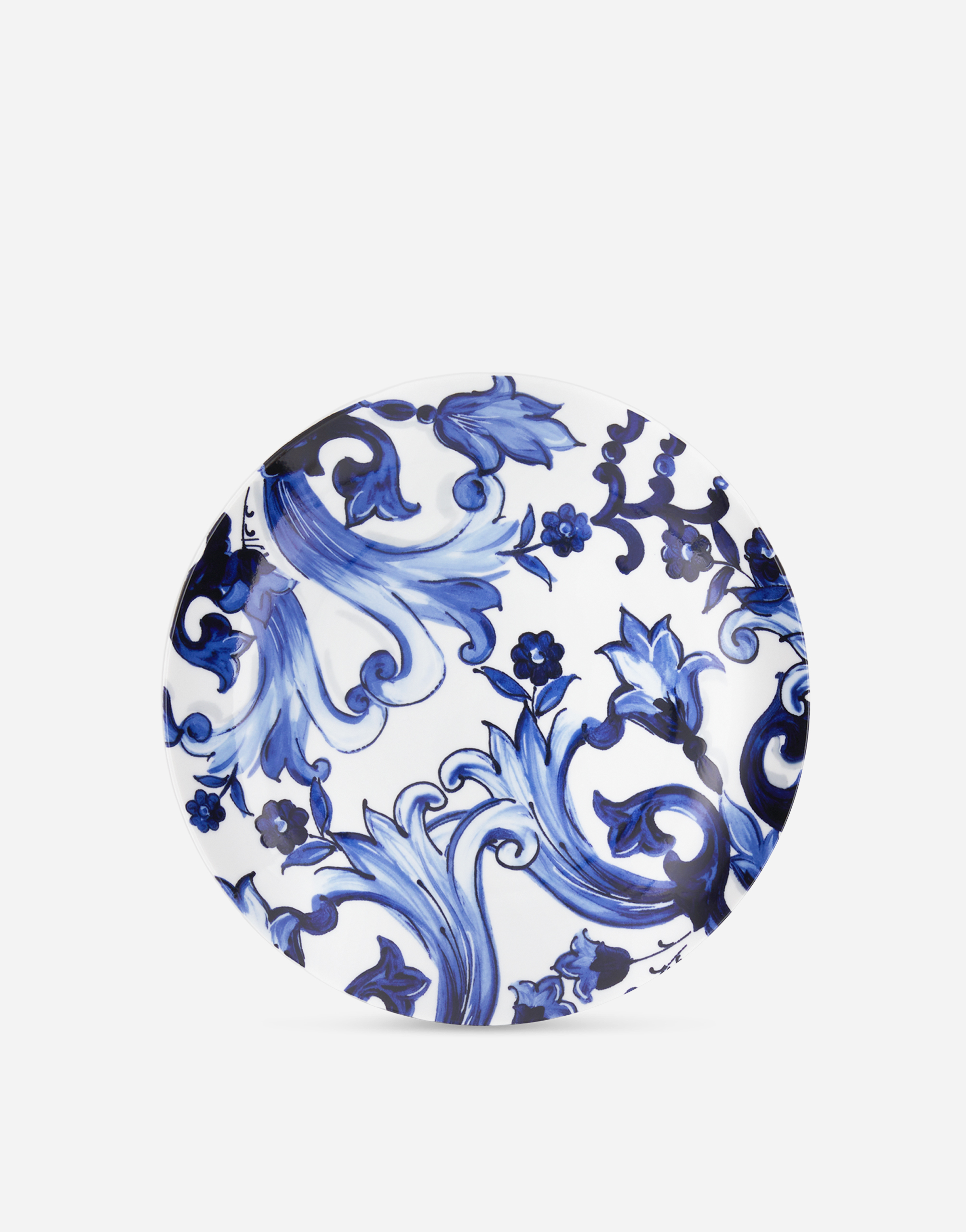 Dolce & Gabbana Set 2 Porcelain Dinner Plates Multicolor Unisex Onesize In Multicolor