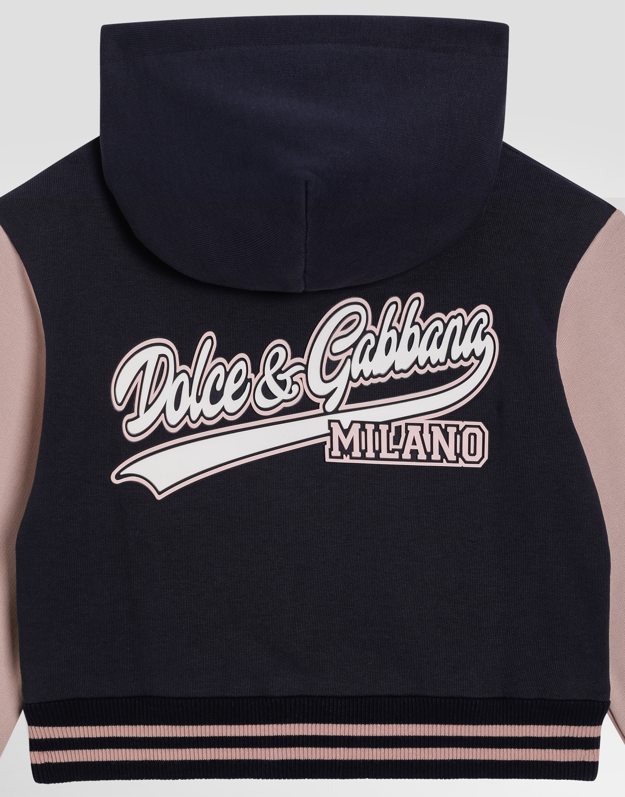 Jersey hoodie with logo