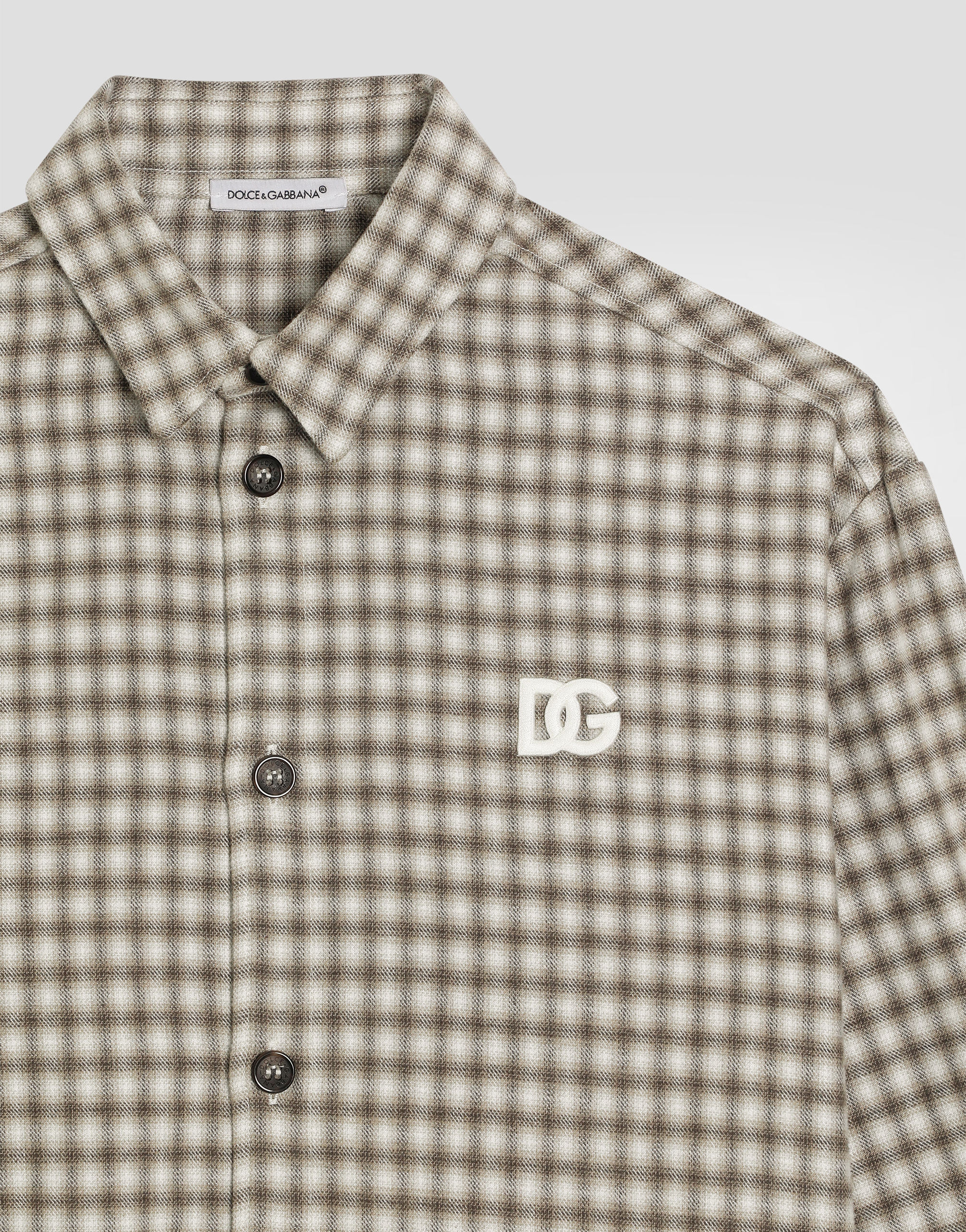 Checked cotton shirt
