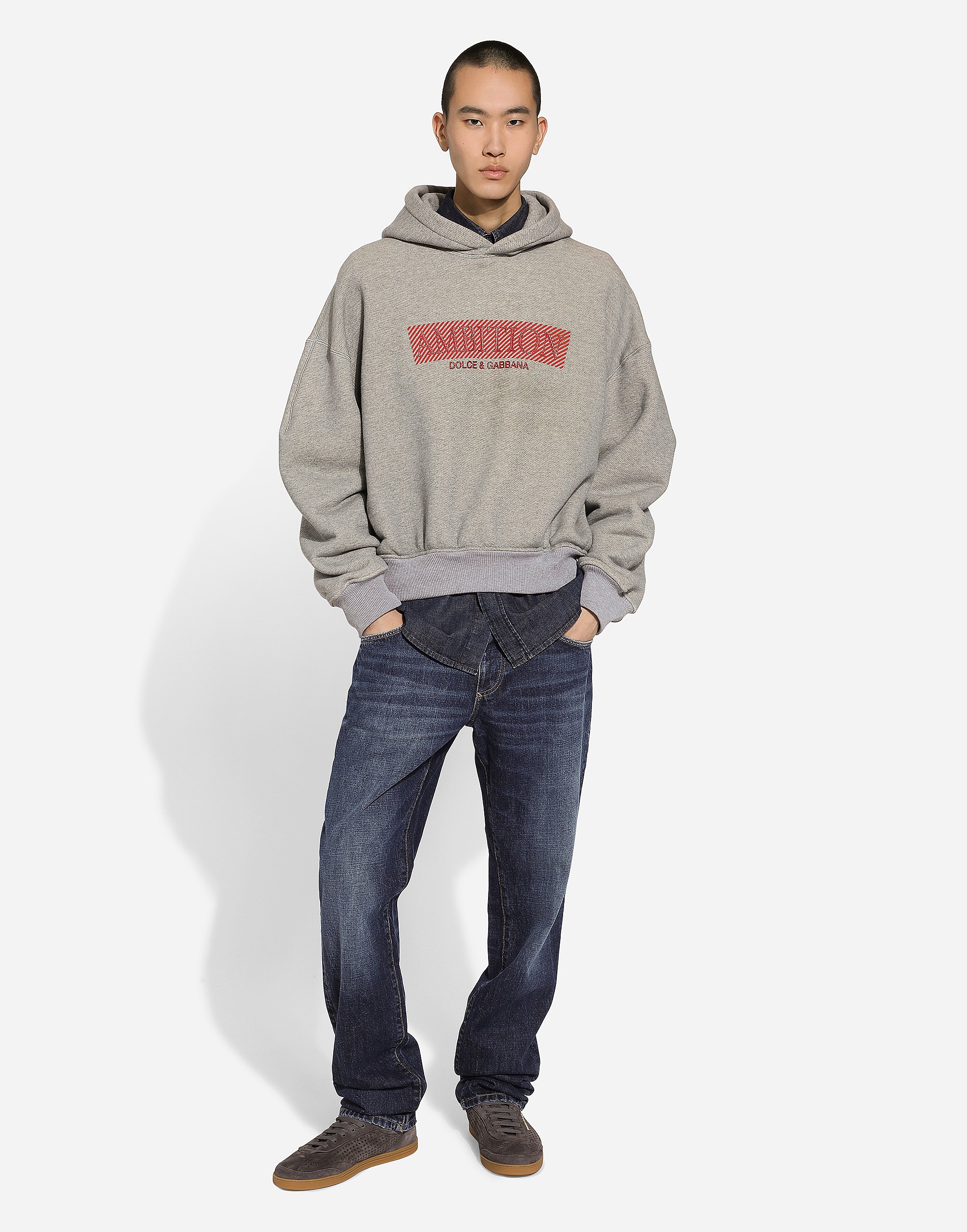 Dolce & Gabbana Classic Jeans With Dg Embroidery In Multicolor