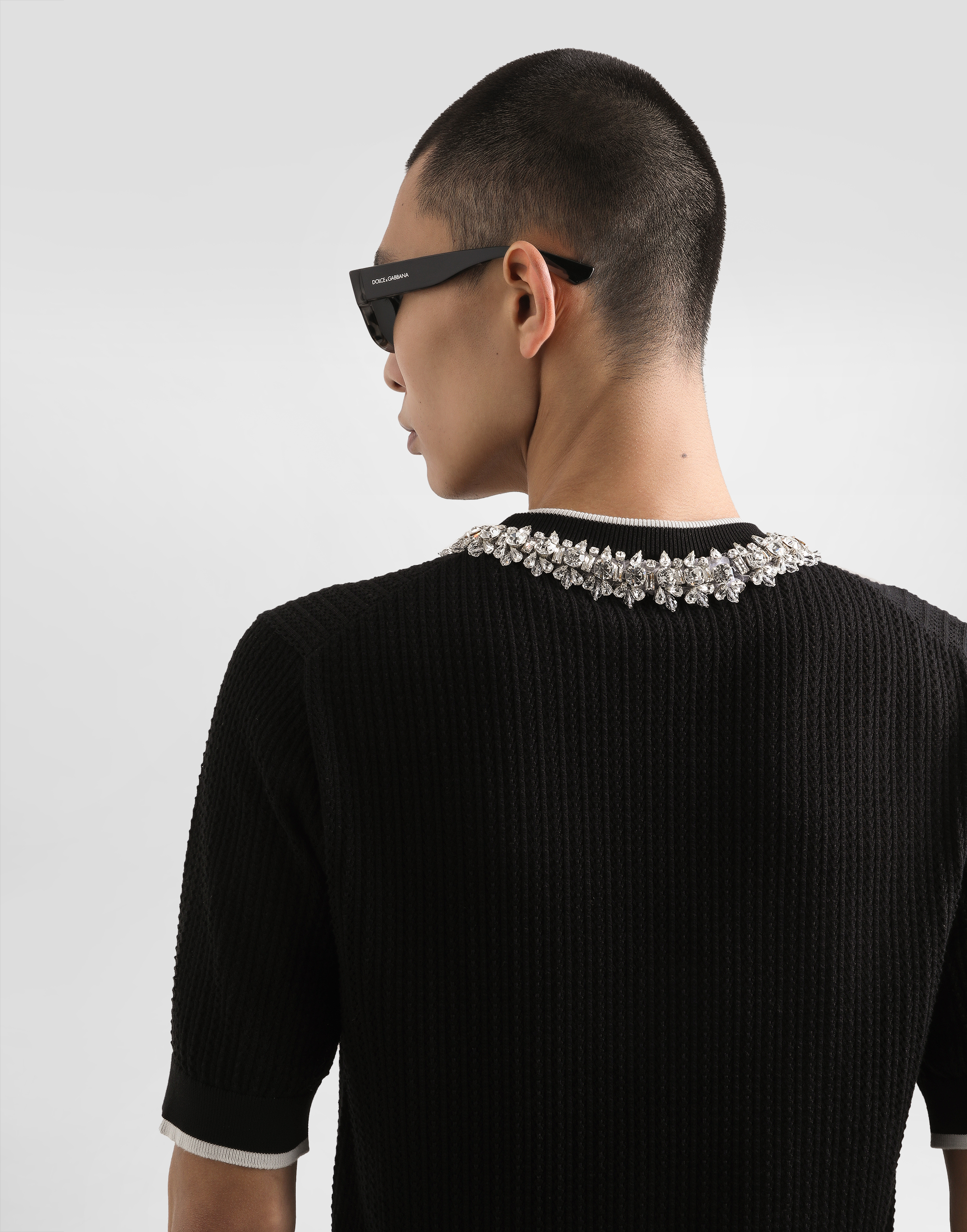 Cotton crewneck pullover