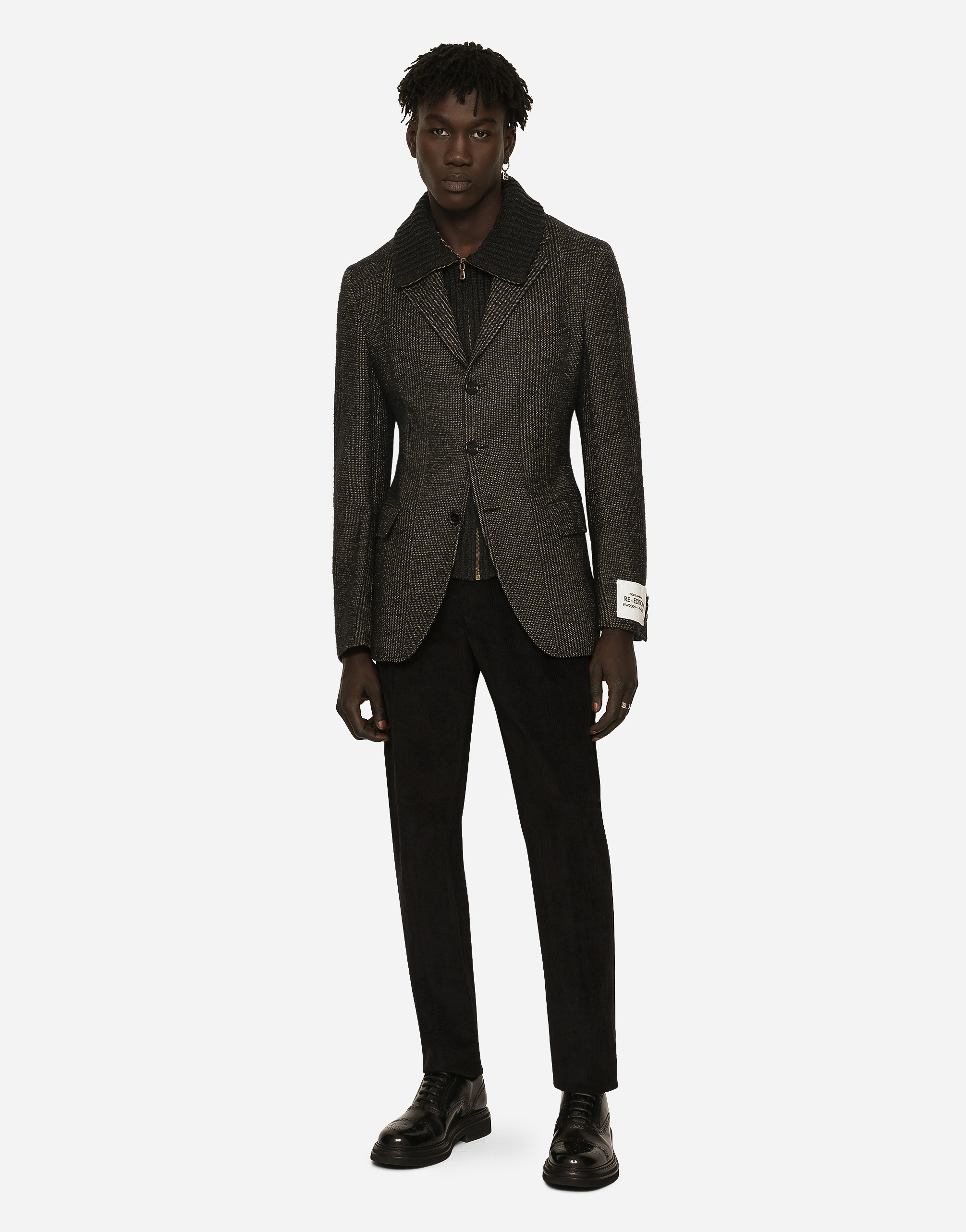 DOLCE & GABBANA STRETCH CORDUROY PANTS