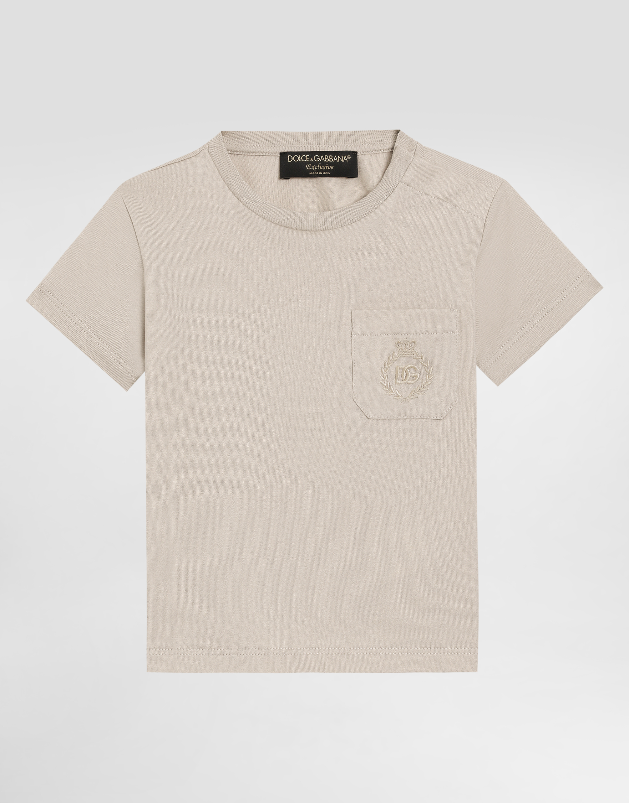 【Dolce & Gabbana】DGロゴプリント入りコットンTシャツ Tシャツ コットン DGプリント