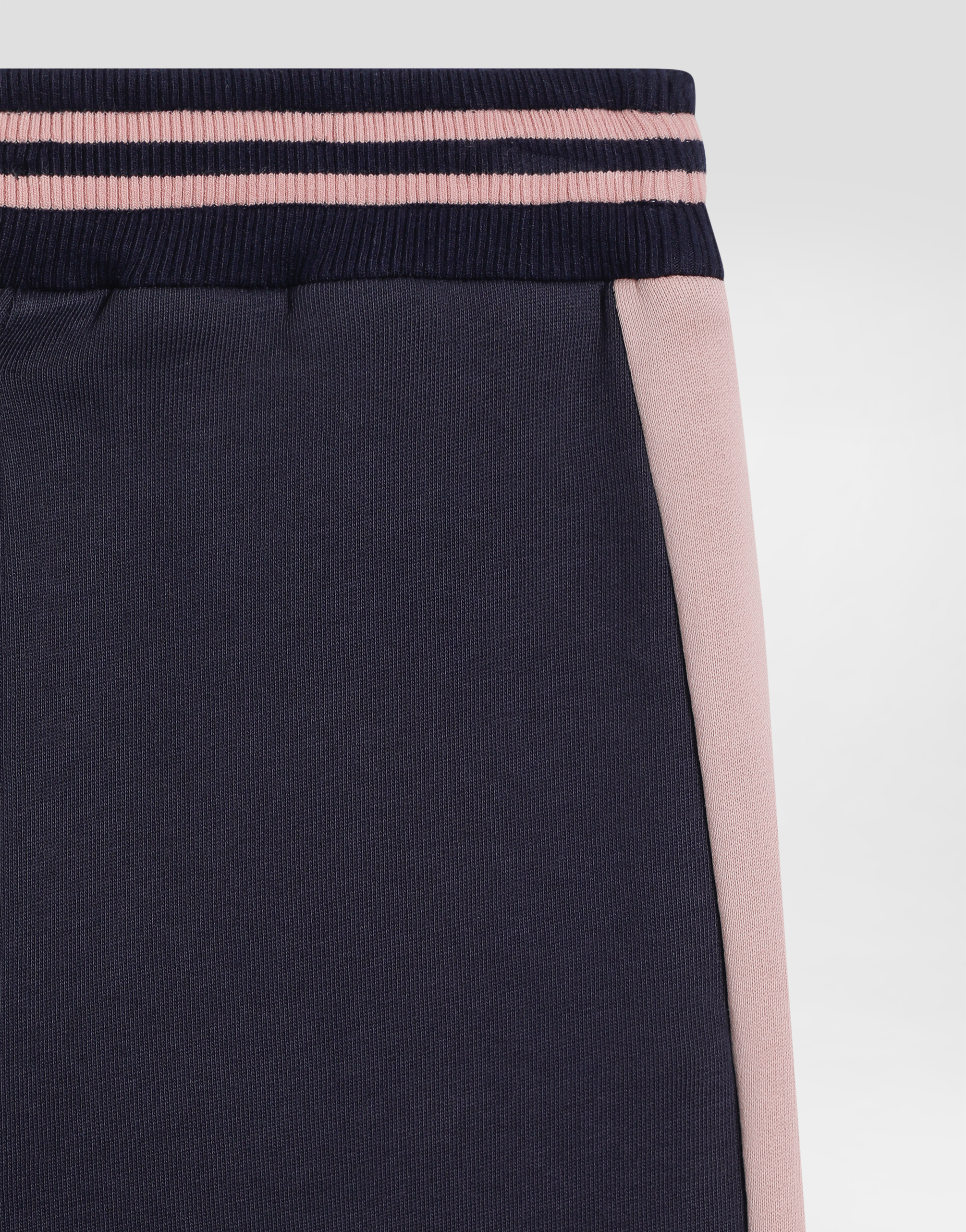 Fleece palazzo pants with logo