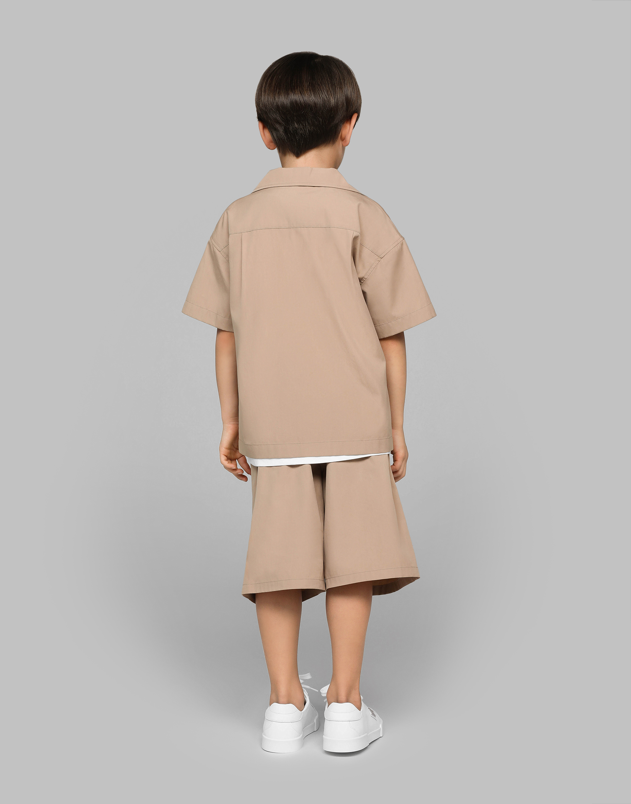 Dolce & Gabbana Camicia Manic. Corta In Sabbia 1