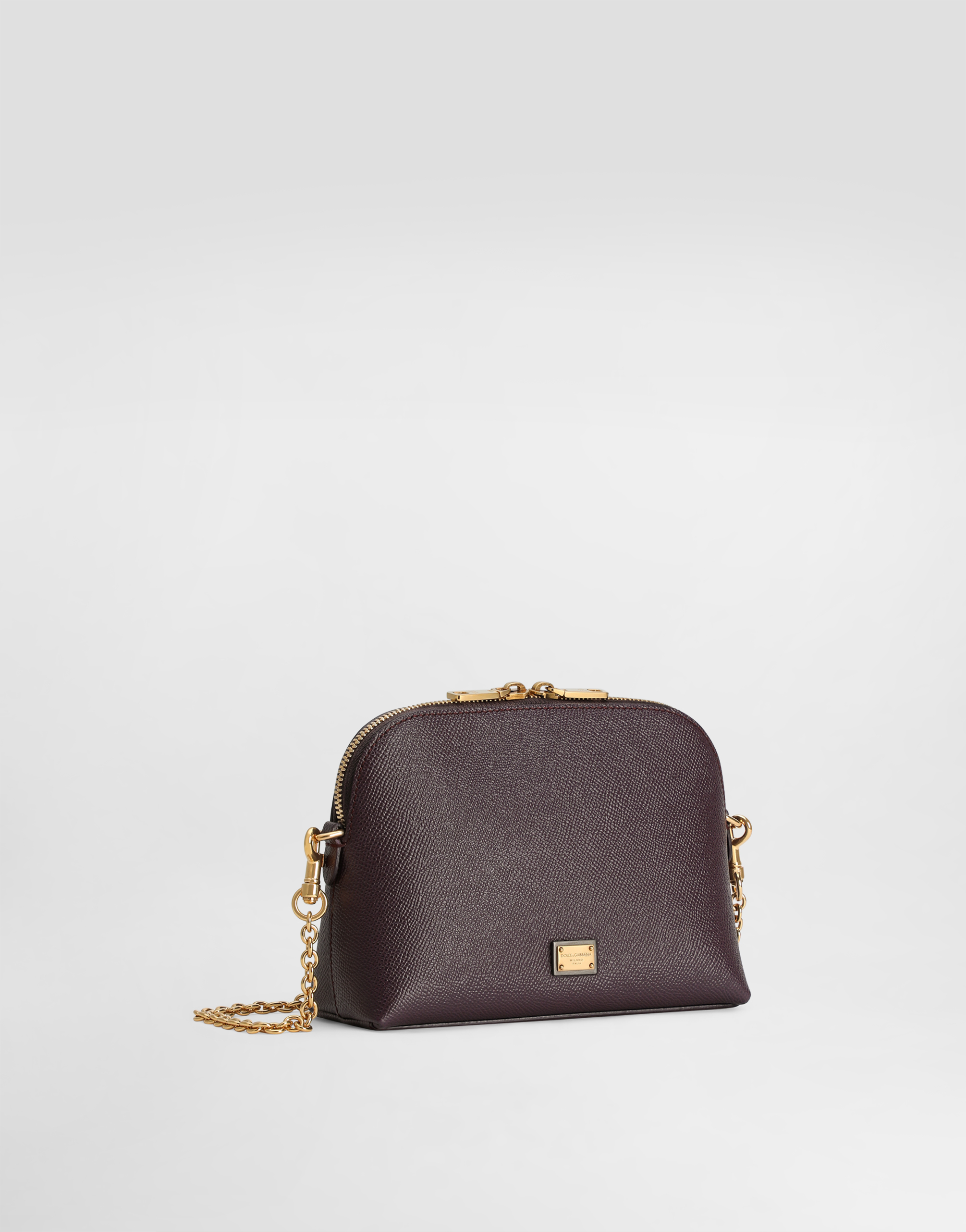 Dolce & Gabbana Calfskin Mini Bag In バイオレット
