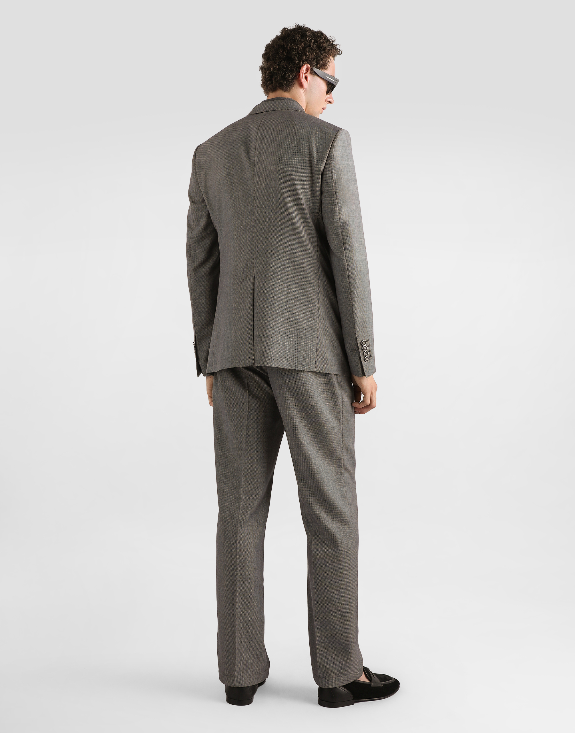  Dolce & Gabbana Virgin Wool Polo Shirt - Mann Strickwaren Grau 50 