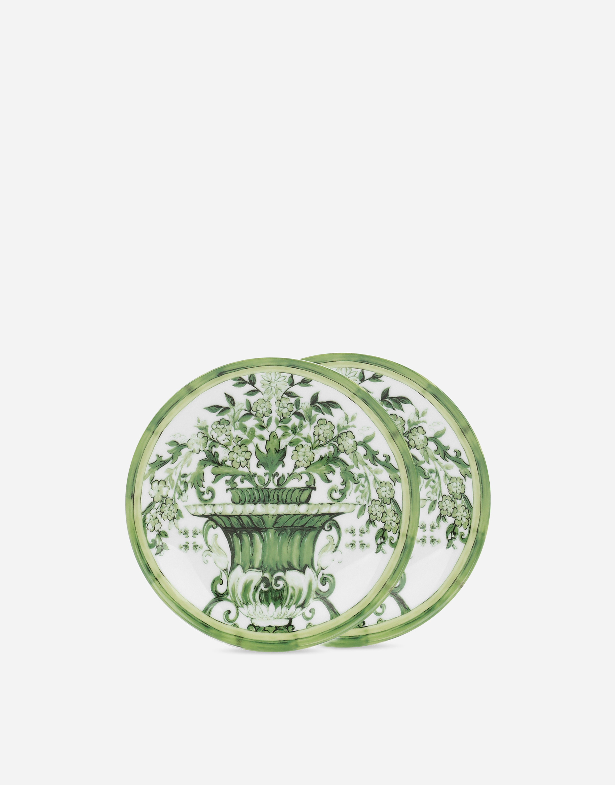 Dolce & Gabbana Set 2 Porcelain Bread Plates