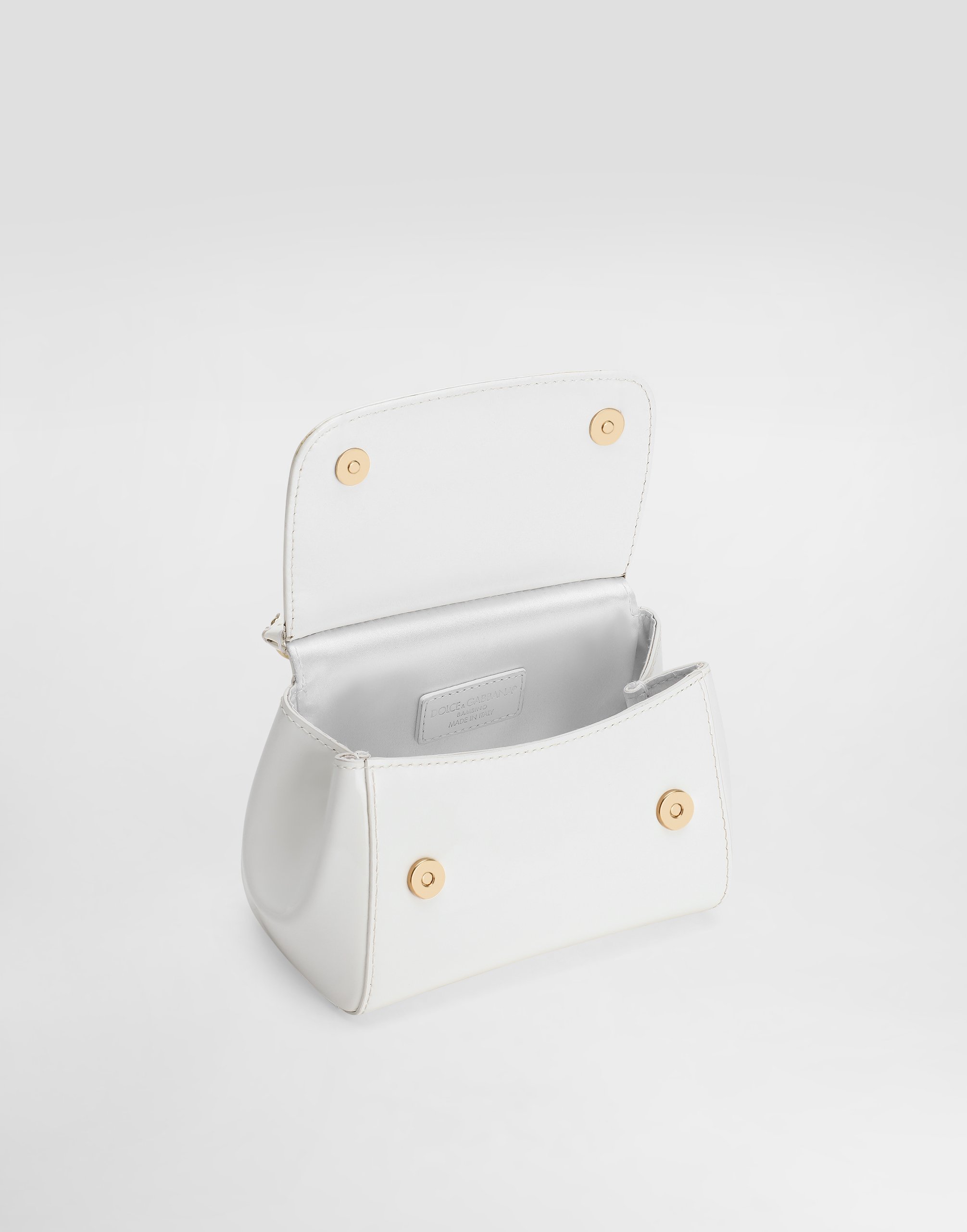 Patent leather mini Sicily bag