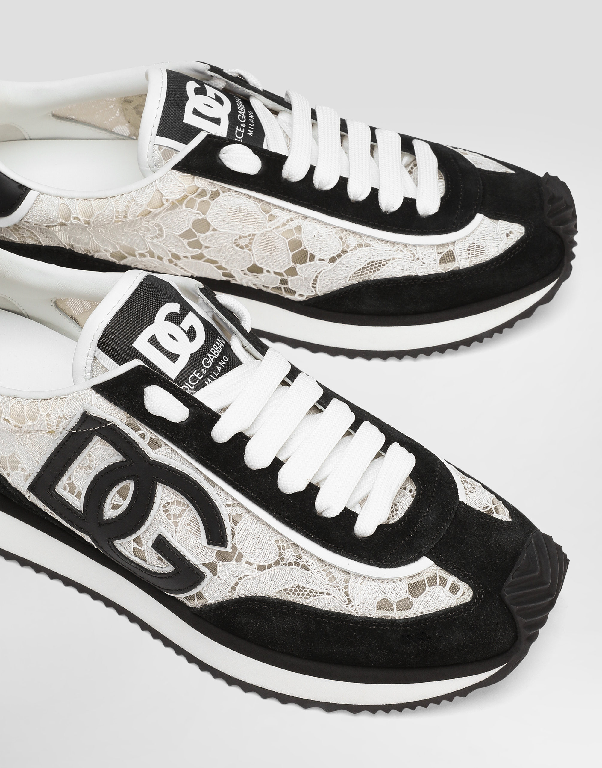 DG Cushion sneakers calfskin and fabric