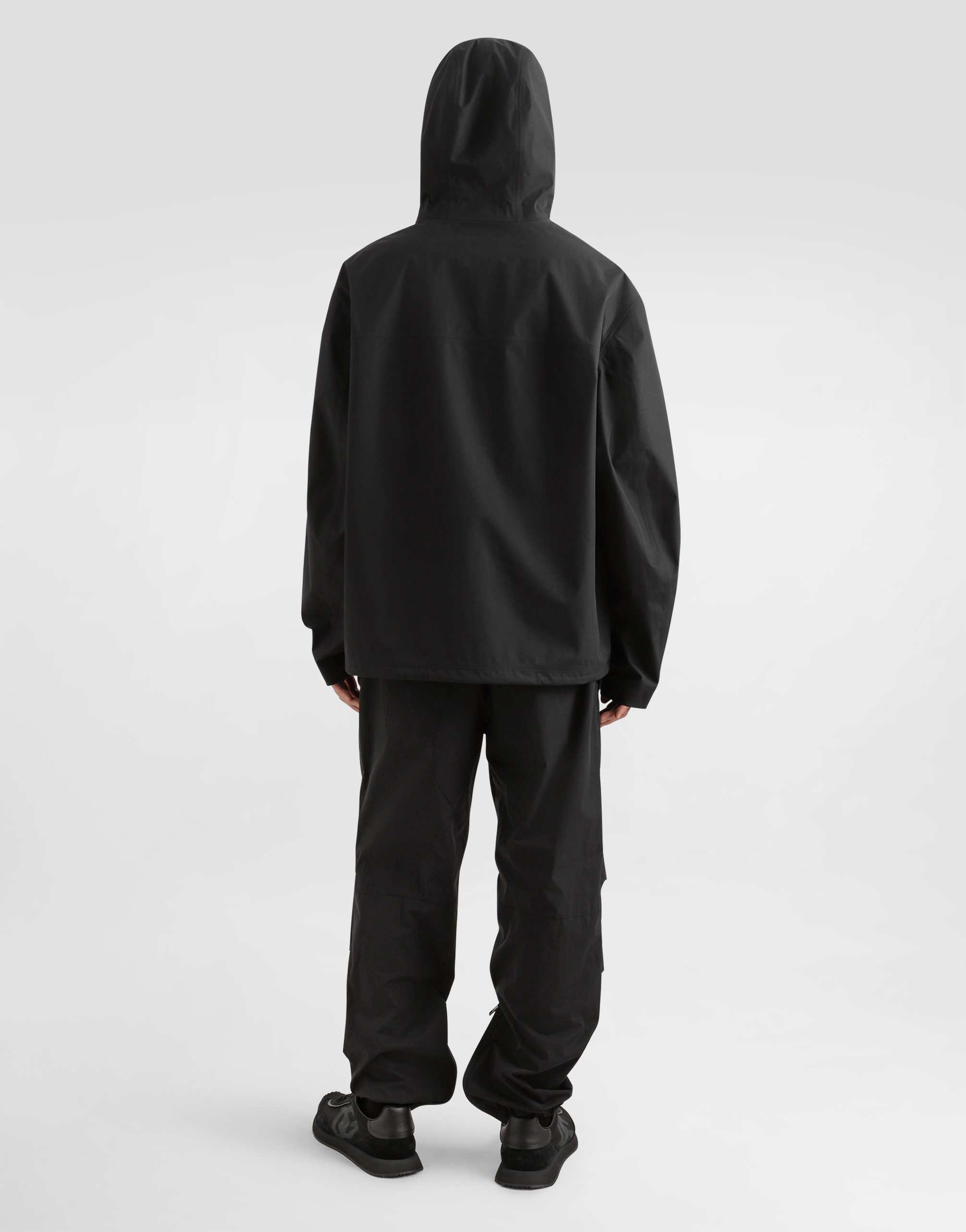 Dolce & Gabbana Hooded Jacket In Black